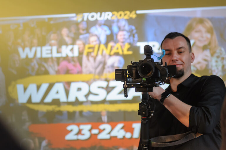 Maciej Soroka - MaćkoAnimations podczas realizacji eventu